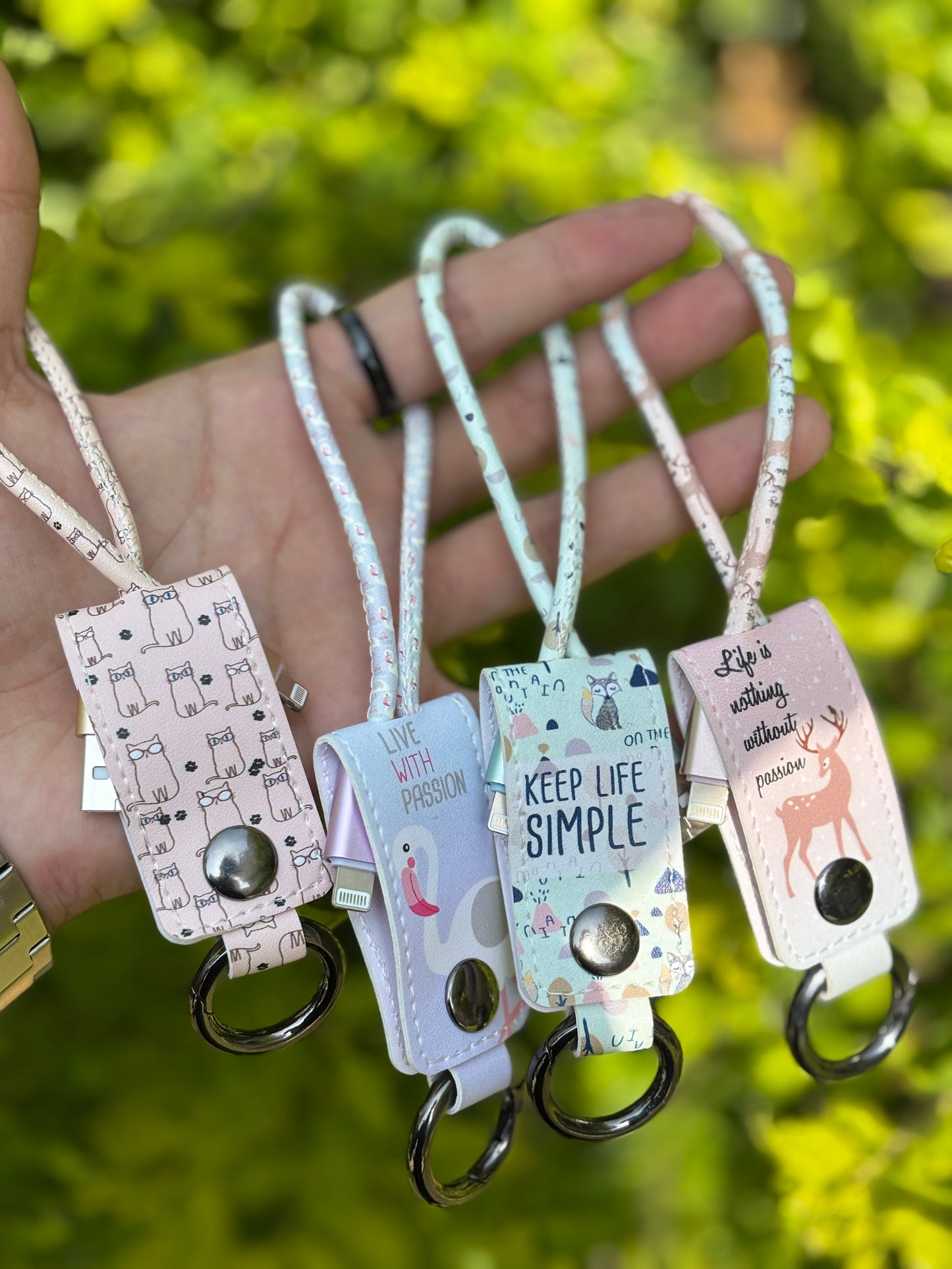 Keychain Power bank Cable